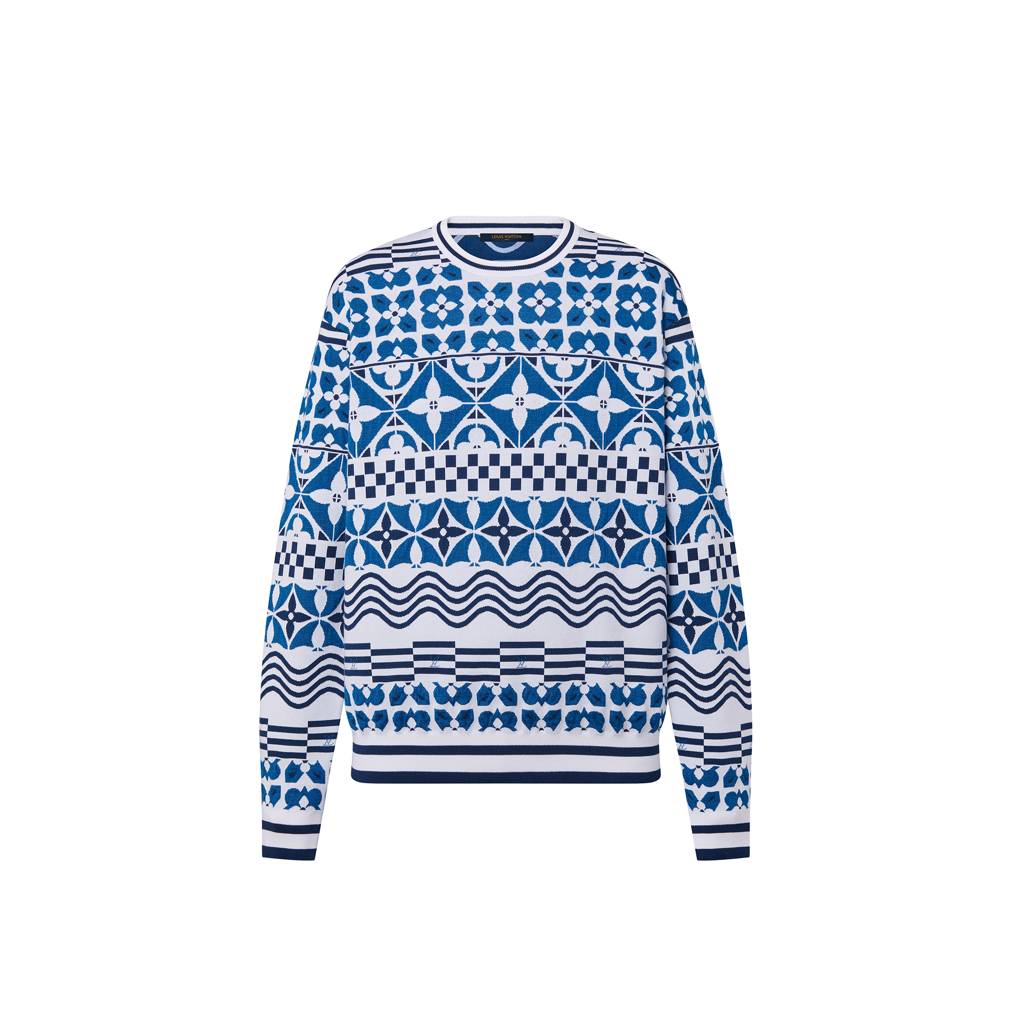 Louis vuitton 2025 blue sweater